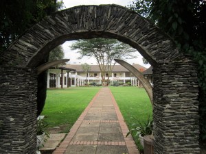 The equatorial line at the Mount Kenya Safari Club.