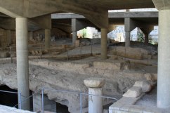 The ruins of Nazareth under the church.